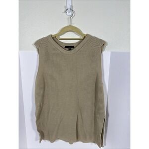 Havre' Benard XL Knit Vest Beige Woman's